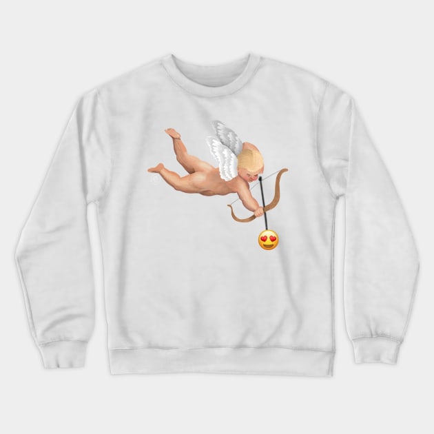 Instagram cupid Crewneck Sweatshirt by camdelafu